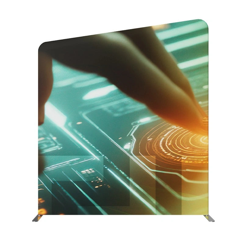 High-resolution graphics on 10x20ft trade show booth kit C1 panels