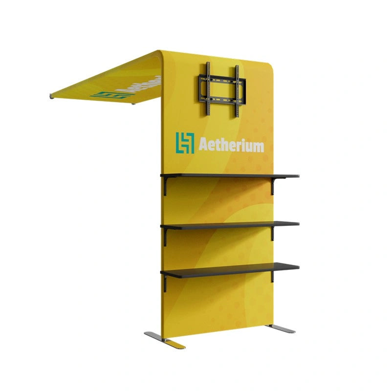 Exhibition-ready 10x20ft trade show booth kit C1 setup
