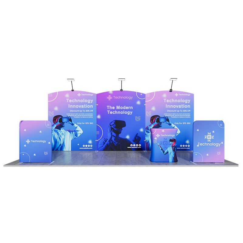 10x20ft Trade Show Booth Kit - C2