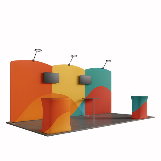 10x20ft trade show booth kit C4 for exhibitions and events