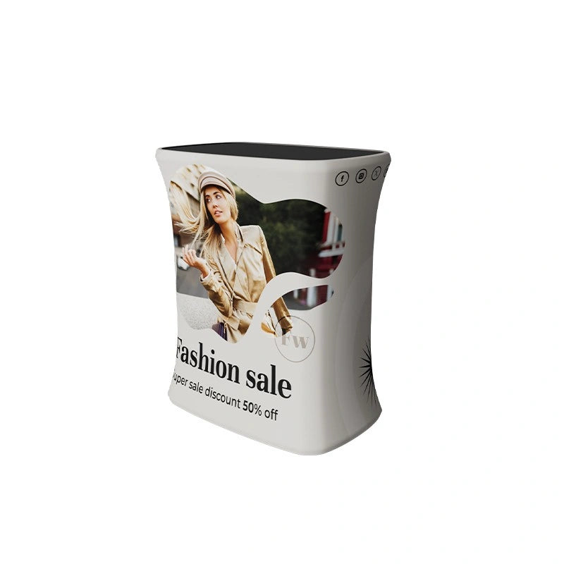 Professional 10x20ft trade show booth kit with tension fabric displays