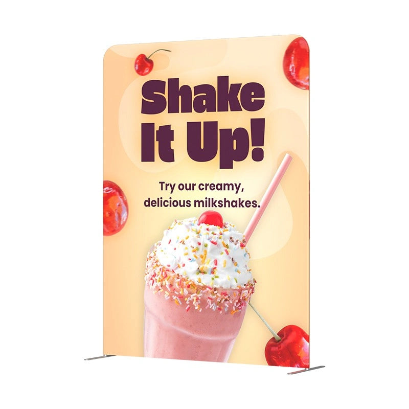 10x10 portable exhibition booth creating a professional environment for customer engagement.