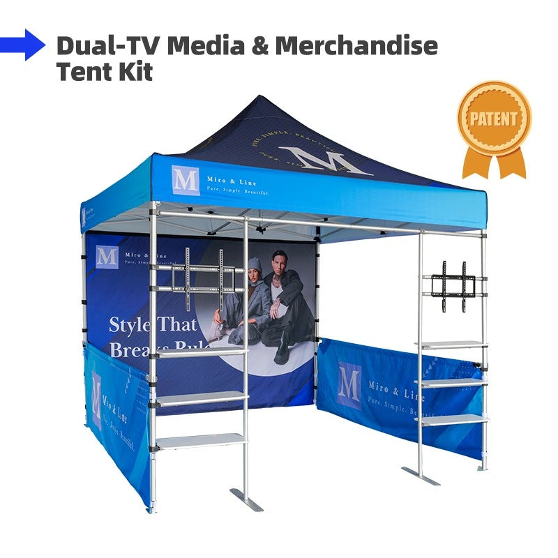 10x10 Tent Retail Kit A1 custom outdoor display setup