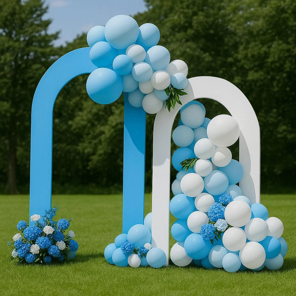 Open Arch Backdrop used as a decorative entrance, ceremony frame, photo setting, or event focal point