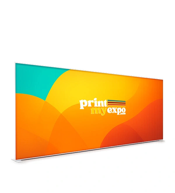 20x8.2ft SEG light box with backlit fabric graphics for exhibitions