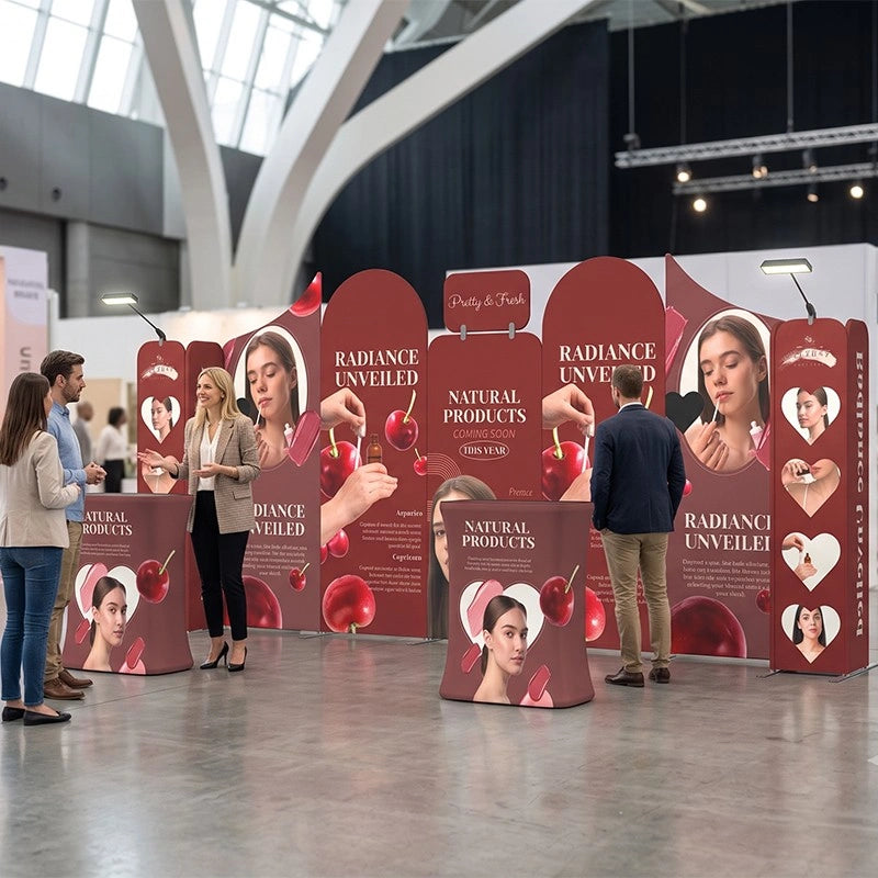 B6 trade show booth kit with a spacious 10x20 layout for product showcases, brand messaging, and customer engagement