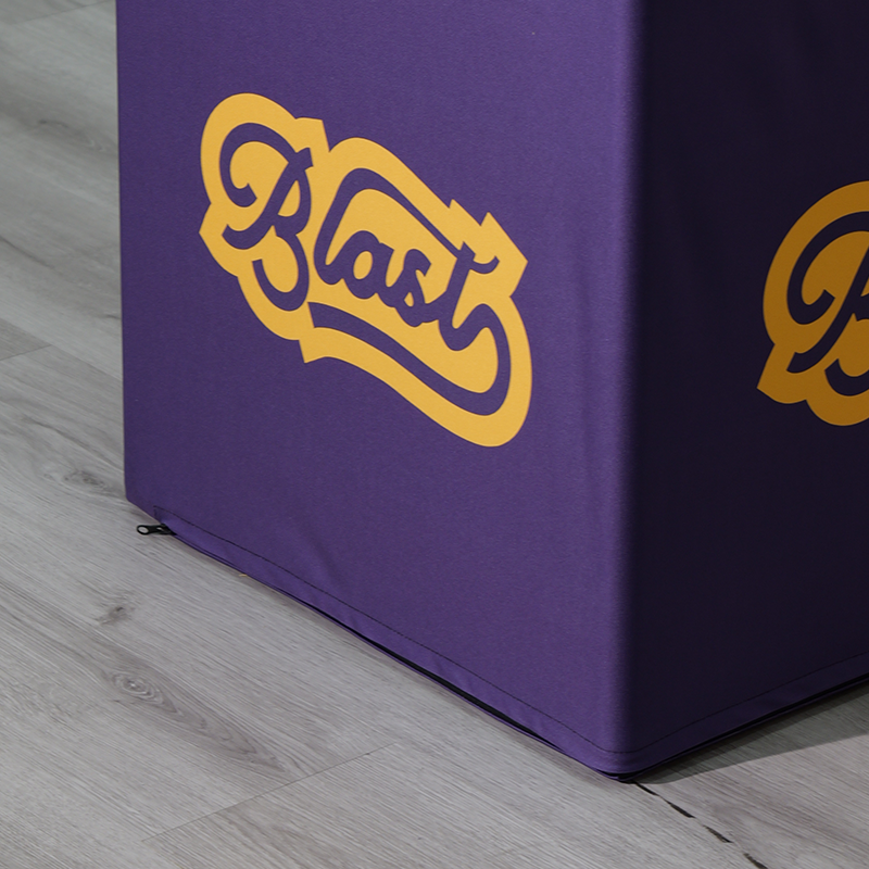 3D Cube Displays - Flame-Retardant 240g Tension Fabric