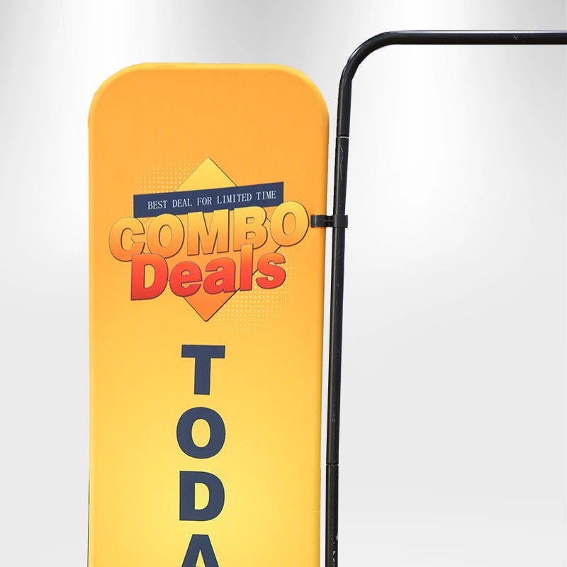 Lightweight Table Top Banner Side Panel with full-color custom printing for business promotions