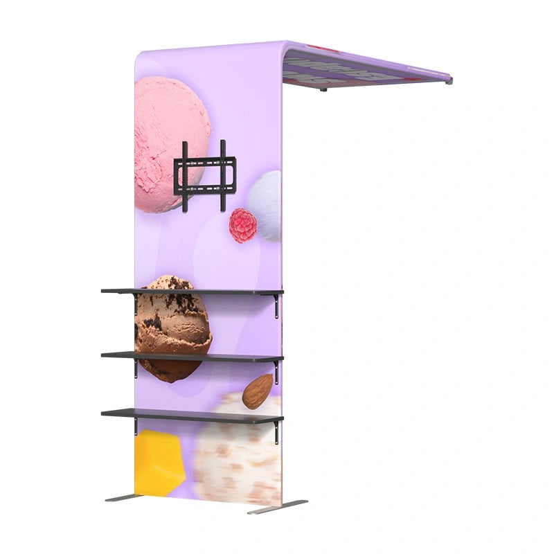 Professional trade show booth kit designed for product launches, conferences, and promotional events.