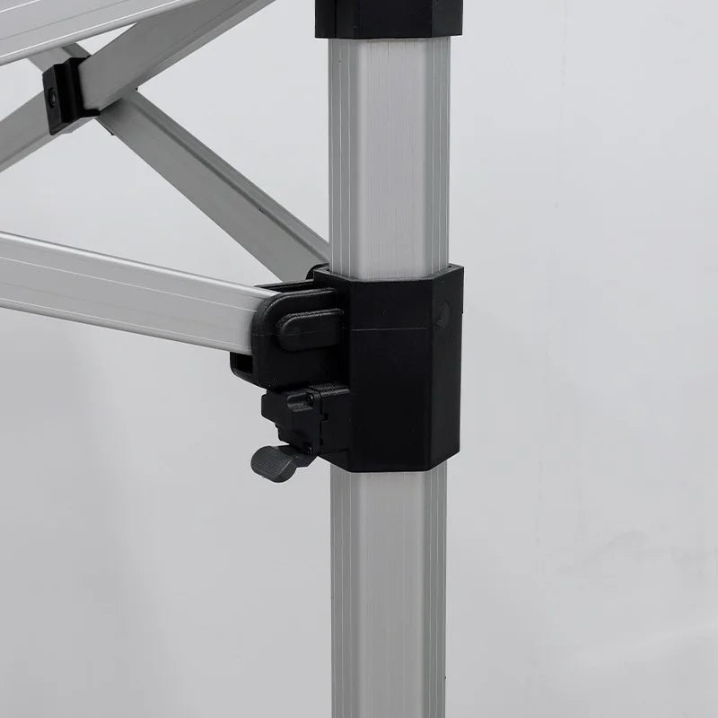 Custom folding table with 220 lb load capacity for products, equipment, and event display materials