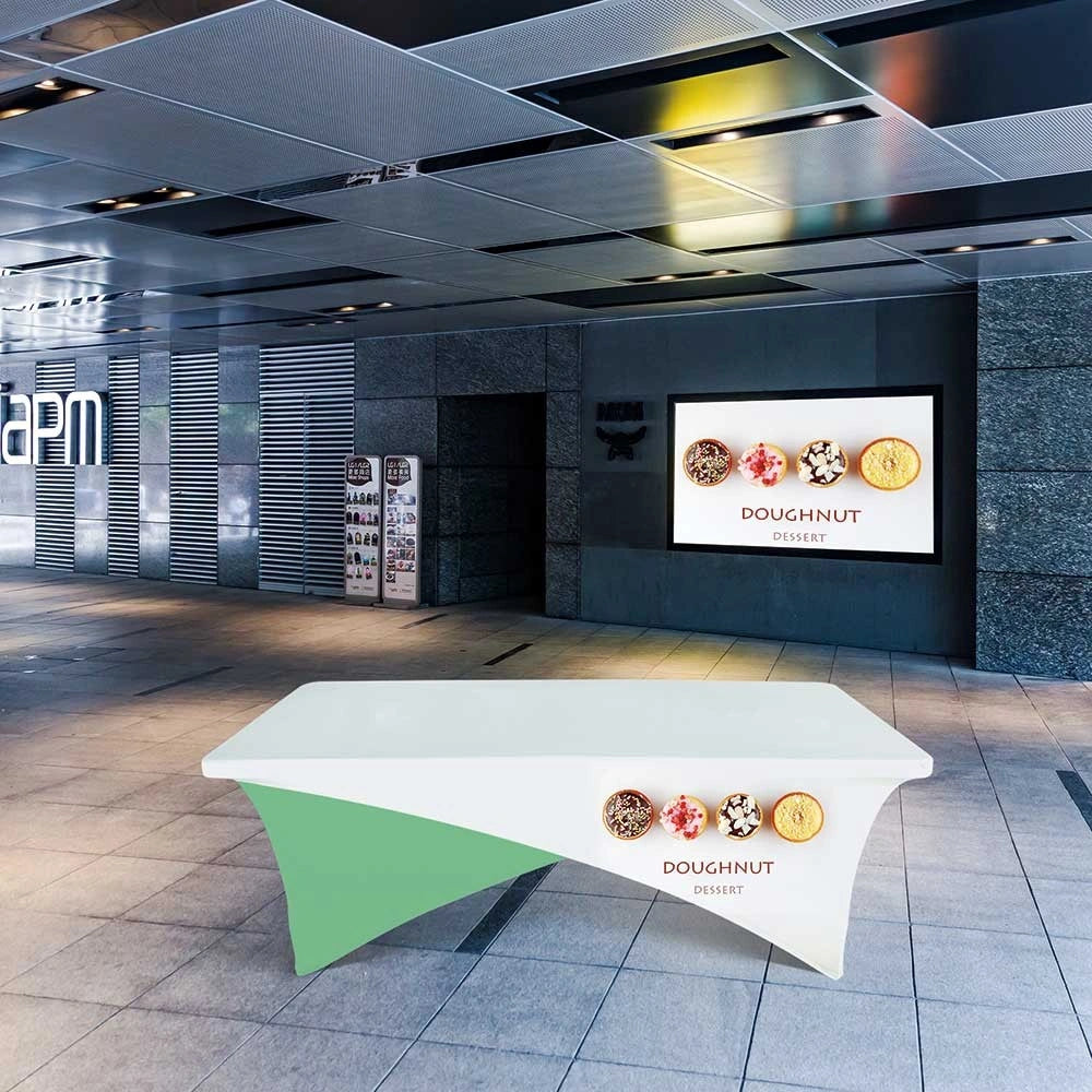 Open-front Stretch Table Cover for conferences and corporate events