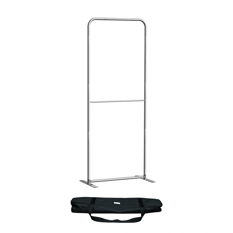 Elegant wedding entrance welcome banner display