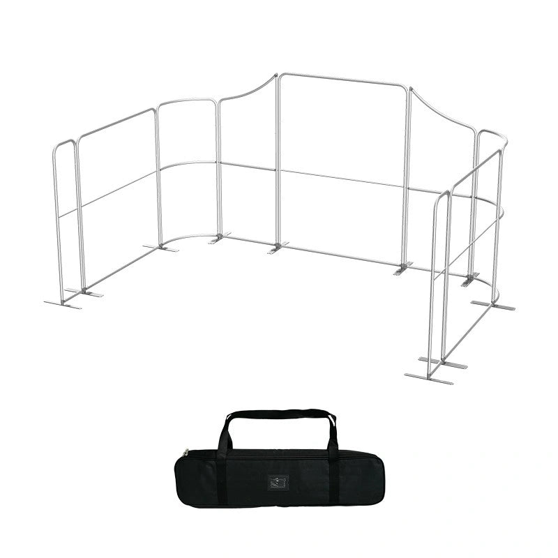 Portable modular fabric display for retail marketing