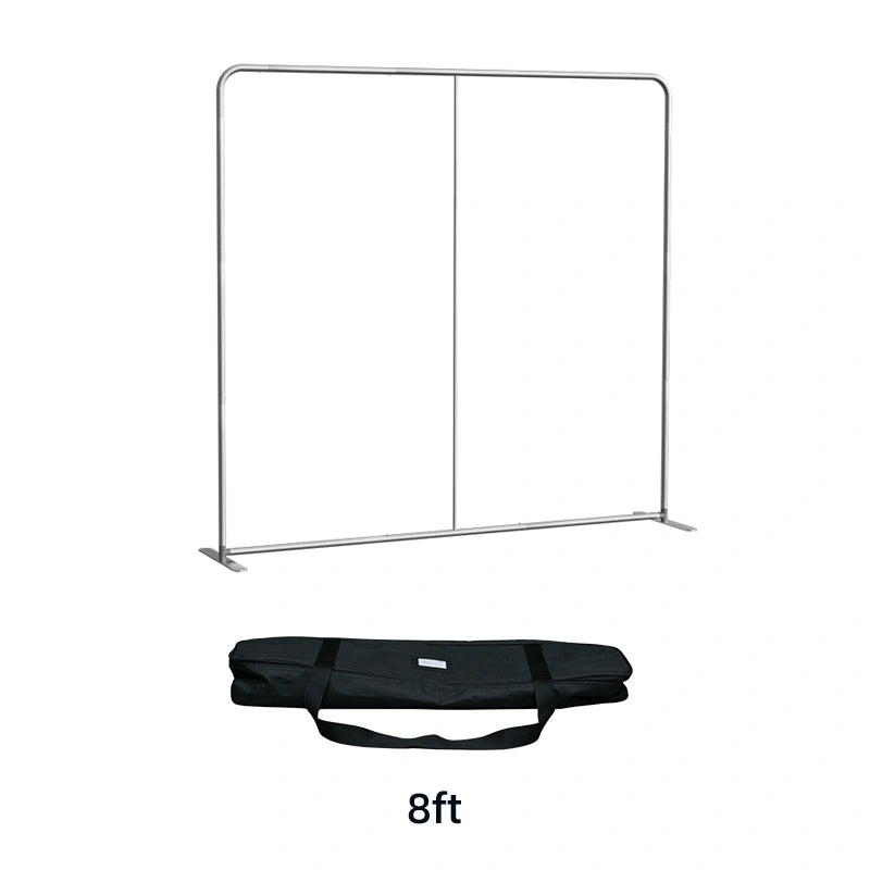 wedding venue decor fabric panel display stand