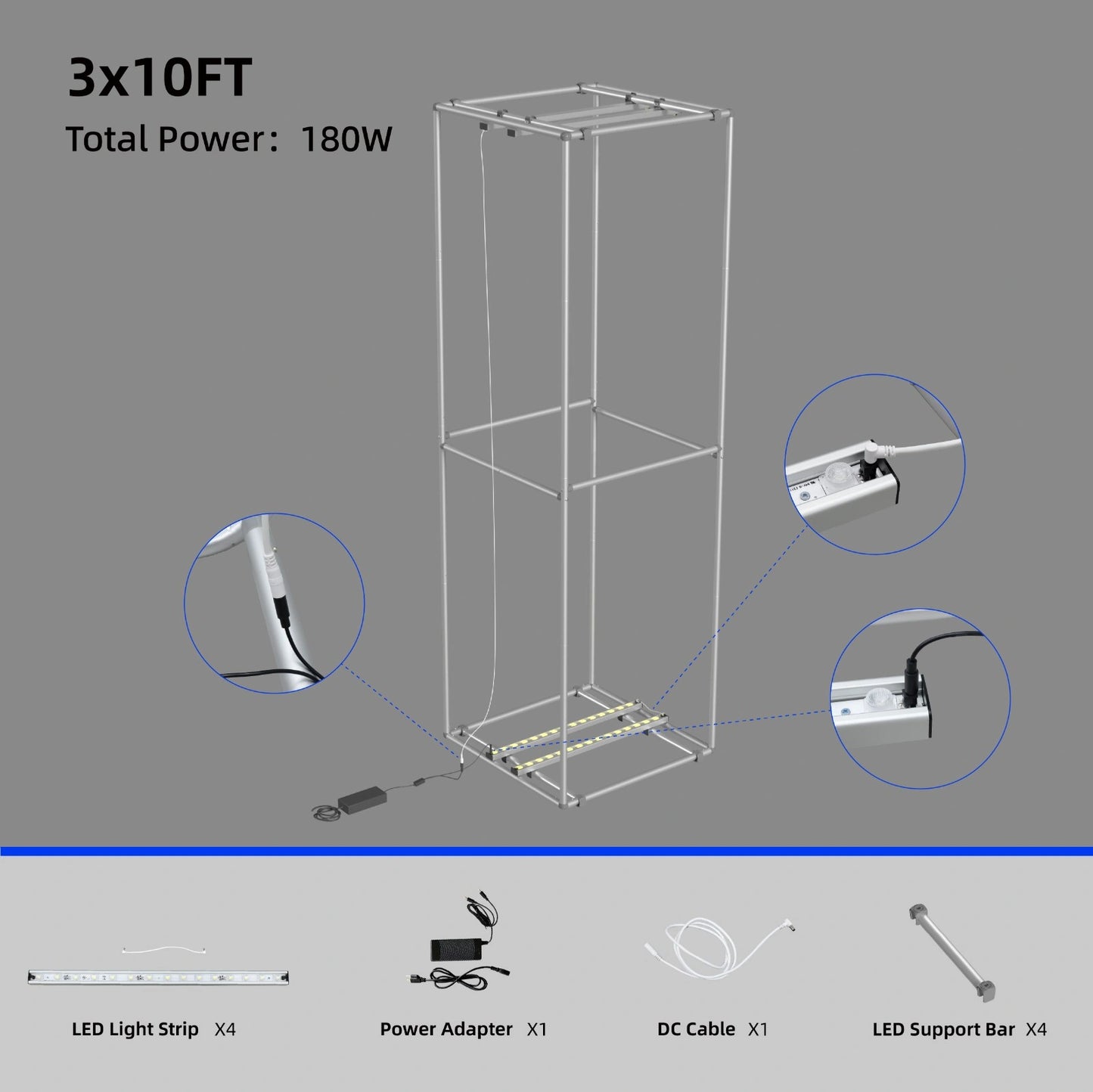 Vertical Pop Up Tower Display with branded graphics for creating greater visibility across busy exhibition floors