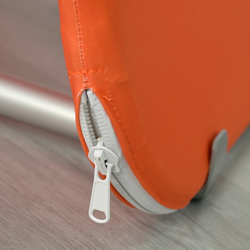 Foldable A-frame banner stand easy to transport and store