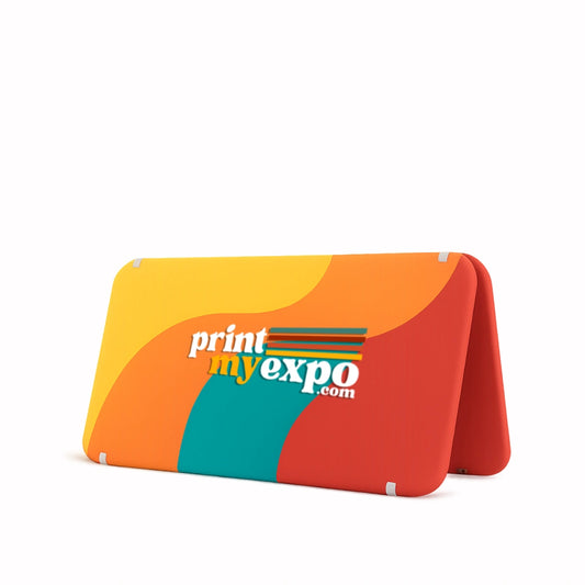 A-frame banner stand for trade shows and promotional displays