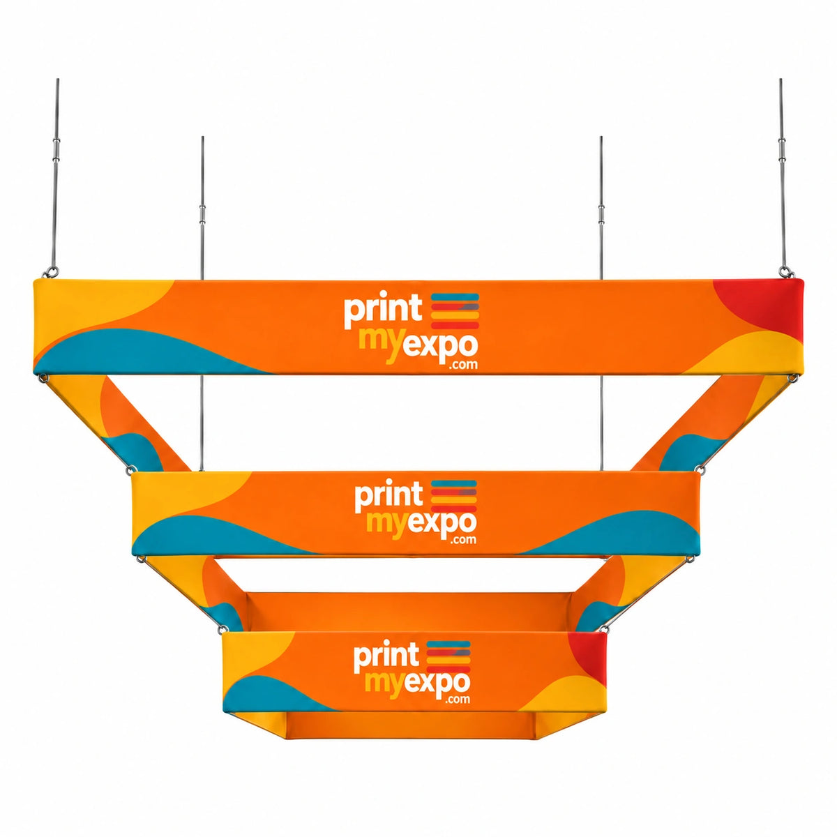 Tiered Square Hanging Sign