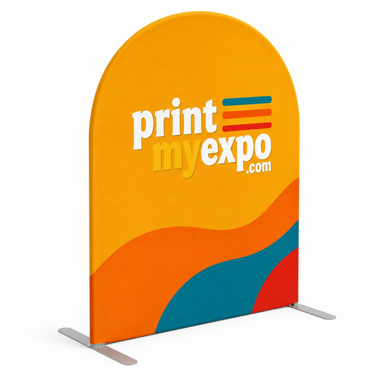 PrintMyExpo Custom Arch Backdrop for weddings, ceremonies, celebrations, photo areas, and branded event experiences