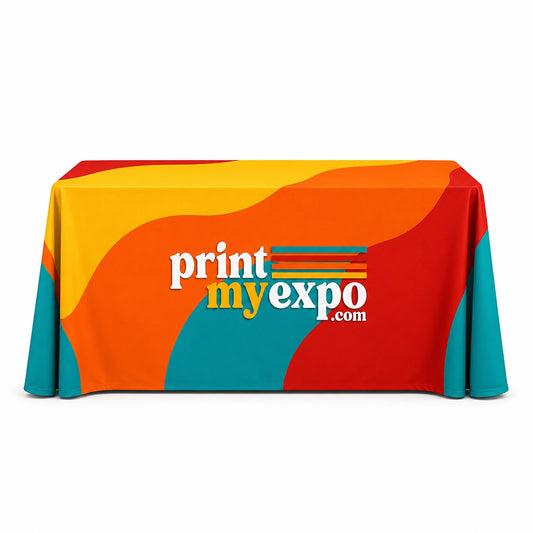 Convertible table cover for trade show displays