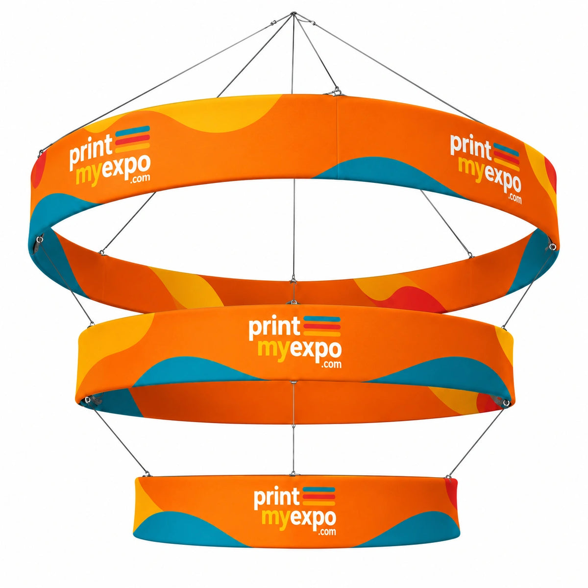Tiered Circle Hanging Sign
