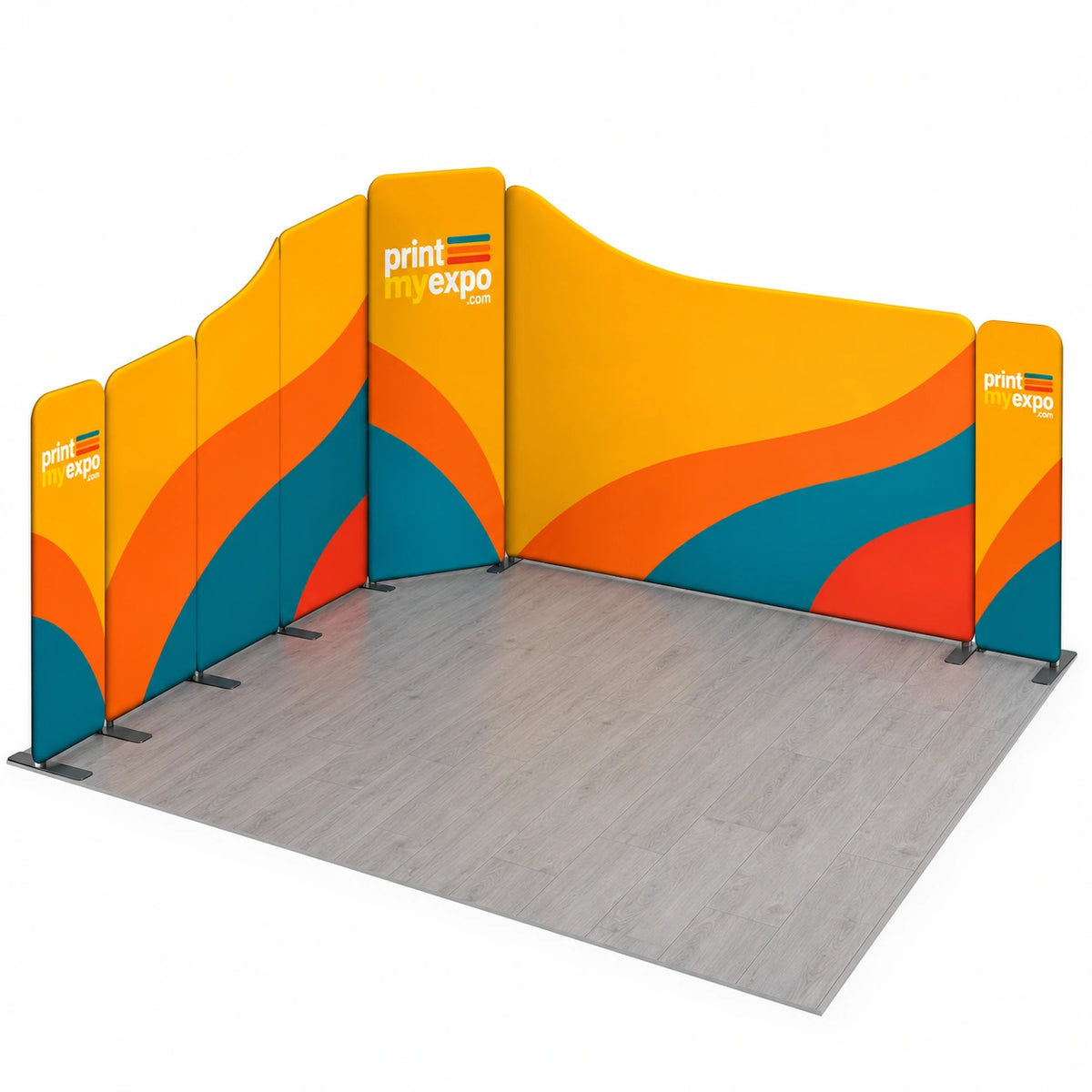 13x13ft Magnetic Modular Fabric Displays-C