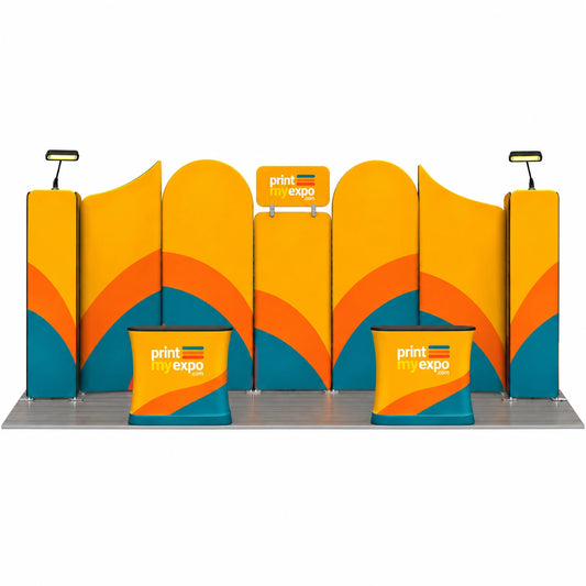 10x20ft Trade Show Booth Kit - B6