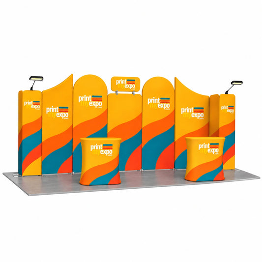 Kit de stand d'exposition 10x20 pieds - B6