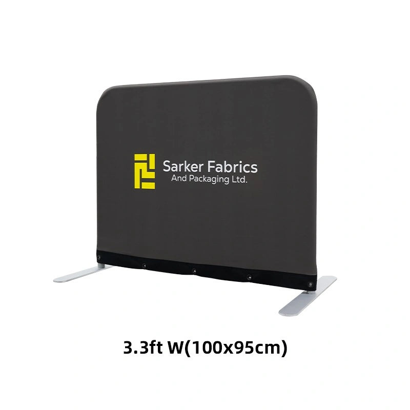 Barricade barriers used for crowd control at trade shows