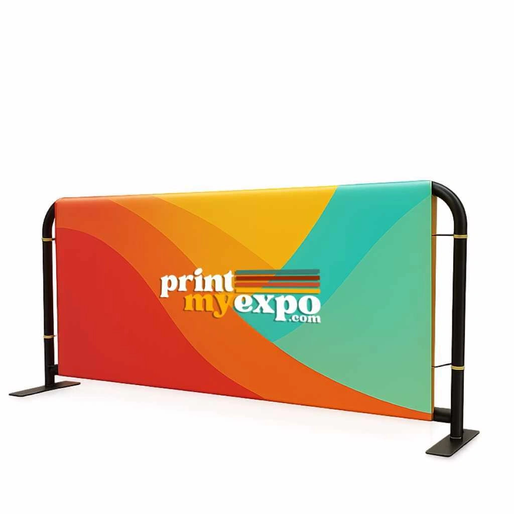 Custom barricade jackets for crowd control and event safety