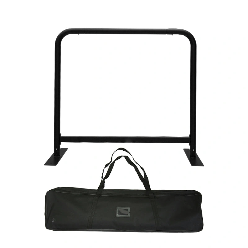 Close-up of custom design printed on barricade jackets