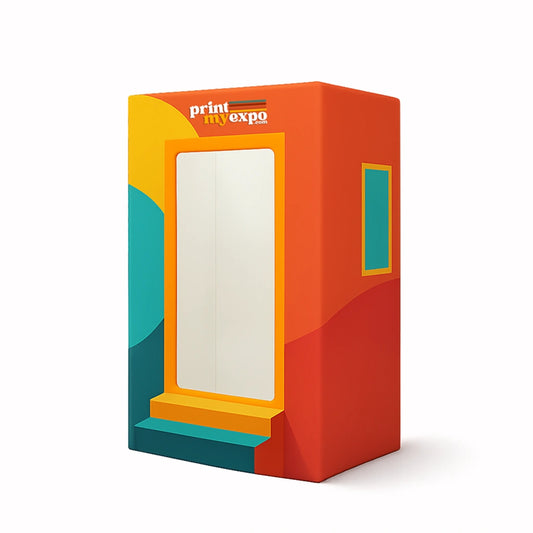 Doll theme decor box photo booth with custom printed tension fabric for events