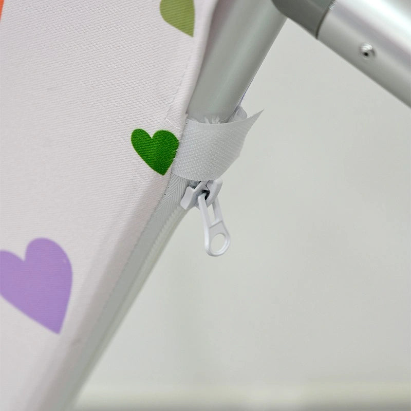 Layered heart backdrop display for romantic and festive event themes