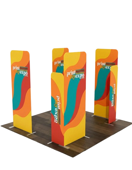 10x10ft magnetic modular fabric trade show display booth setup