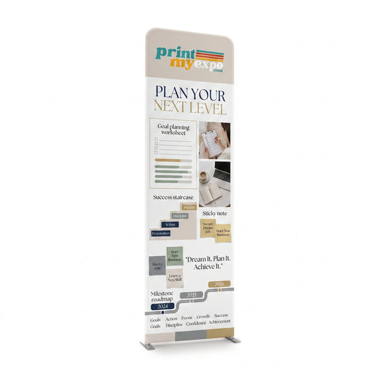 Goal Setting Workshop Vision Board Display fabric banner stand