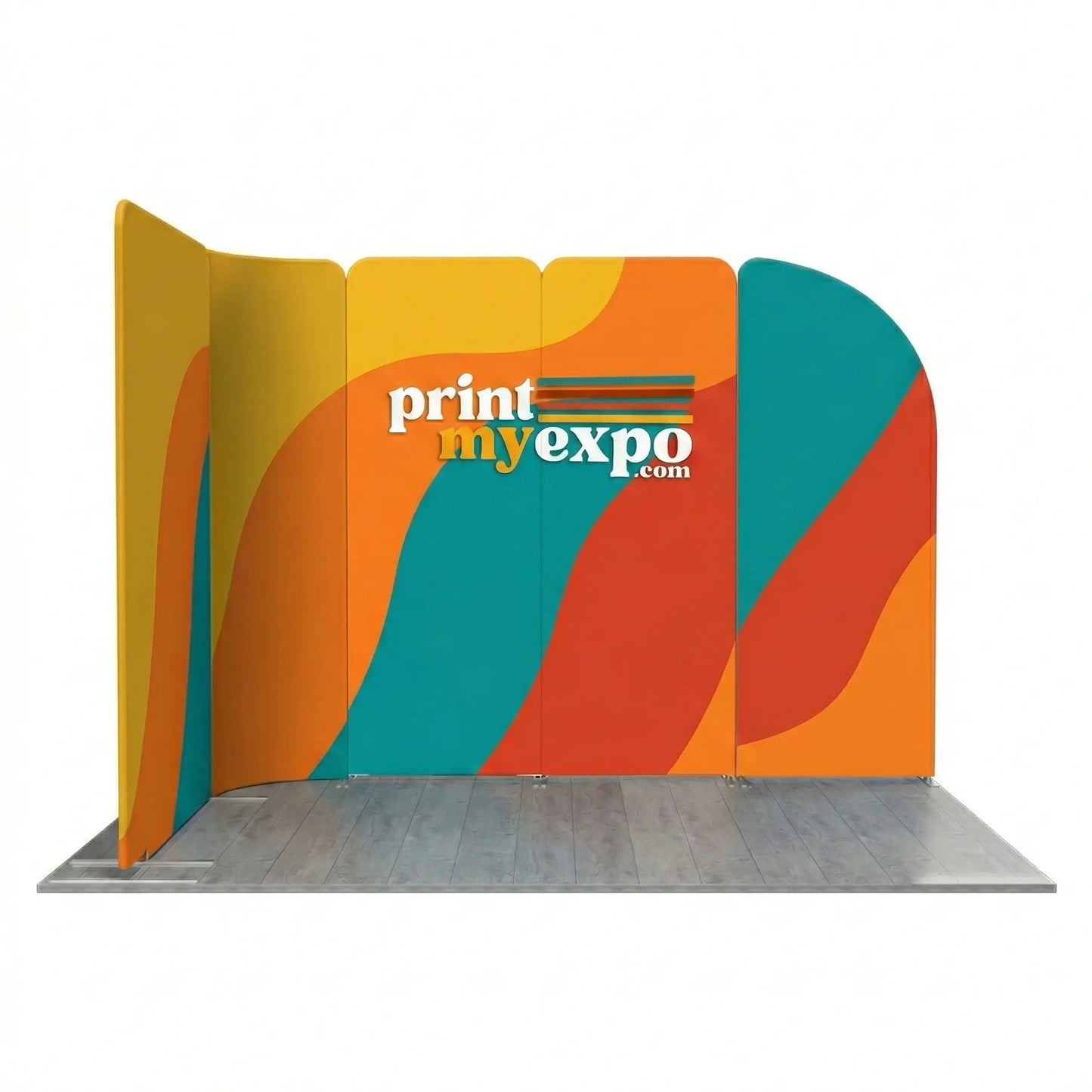 10x10 dynamic modular trade show display system