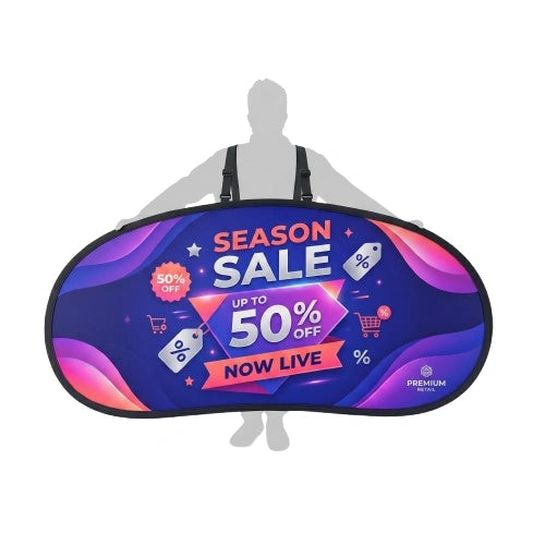 Retail Promotion Walking Display for shopping mall advertising