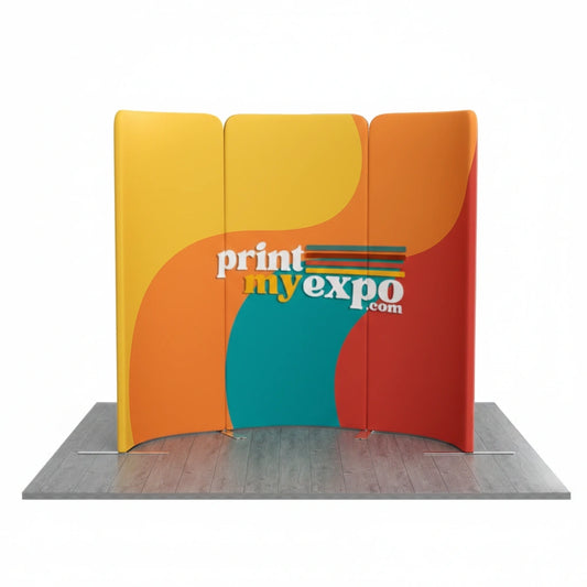 6.5x6.5ft magnetic modular fabric trade show display B