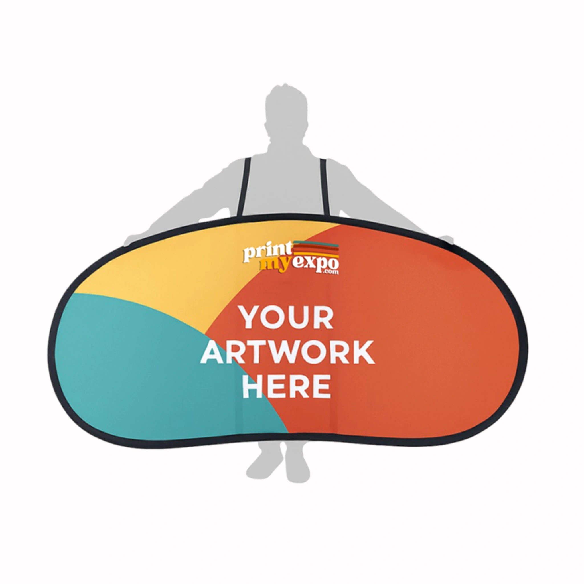 Walking billboard for mobile advertising and promotions