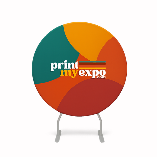 Round Shaped Backdrop - Flame-Retardant 240g Tension Fabric