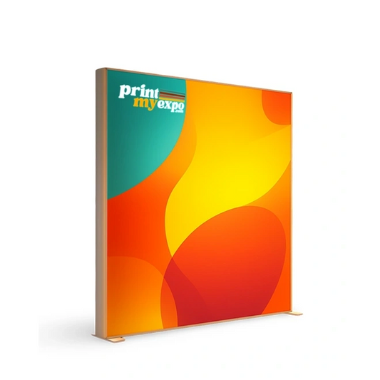 6.6x7.4ft SEG light box with backlit fabric graphics for exhibitions