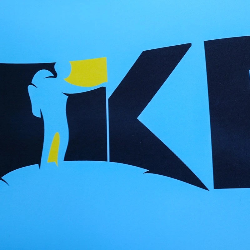 Tension fabric cloud shaped hanging display