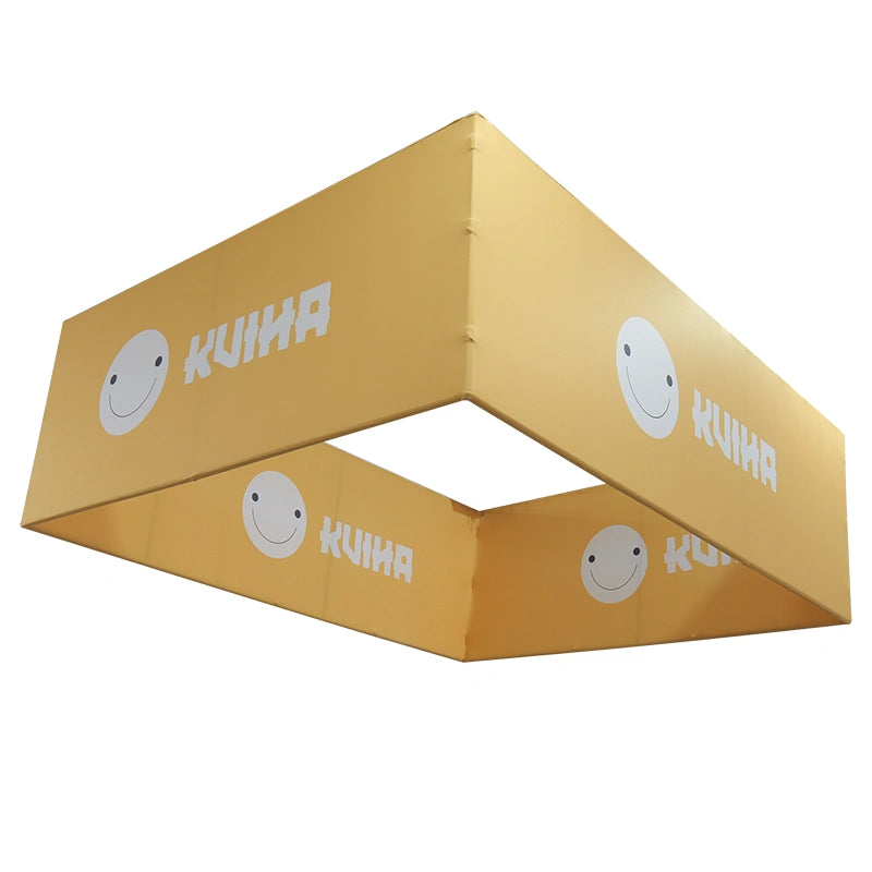 Professional rectangle hanging sign for event branding