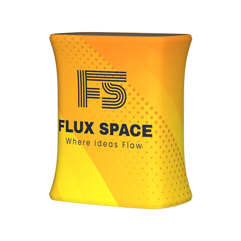 B9 custom exhibition booth kit designed to showcase multiple offerings without making the display feel overcrowded