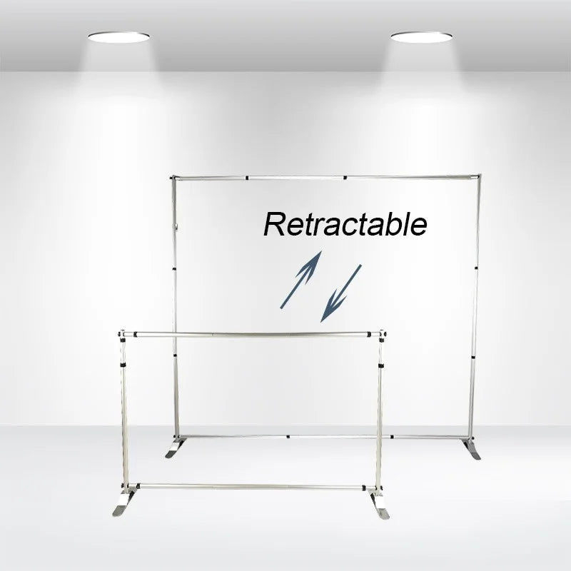 Custom sponsor backdrop with repeating logos for corporate events, trade shows, launches, and media areas.
