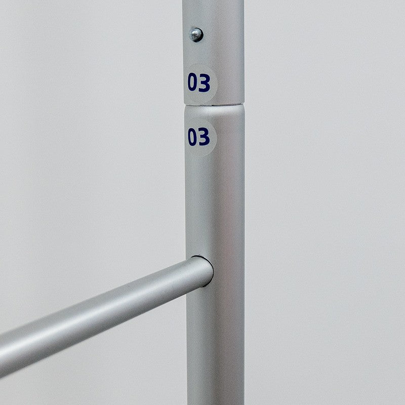 Magnetic Straight Fabric Banner Stand - Flame-Retardant 240g Tension Fabric