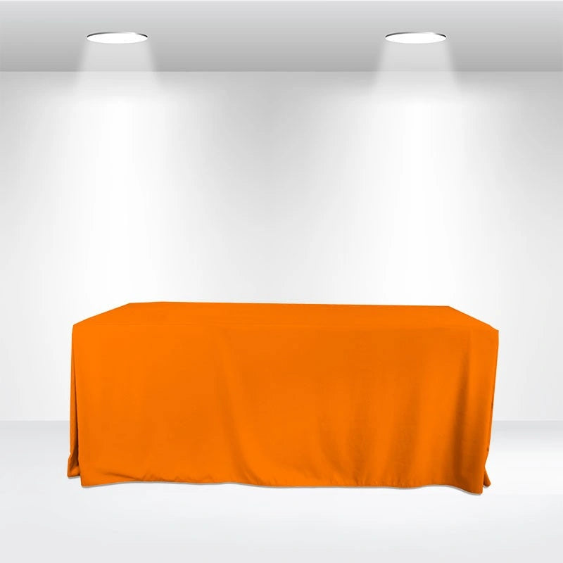 Custom printed pleated table cover for events
