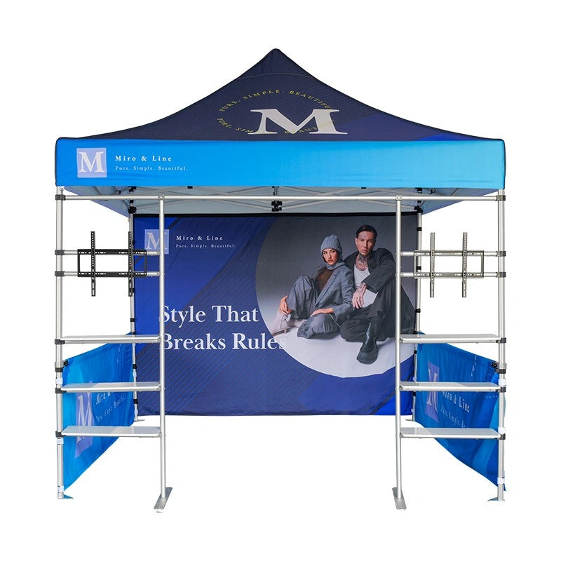 Custom printed 10x10 event tent display solution