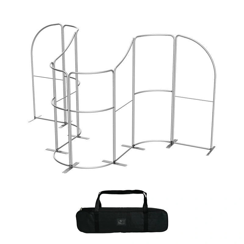 Portable magnetic modular trade show display system