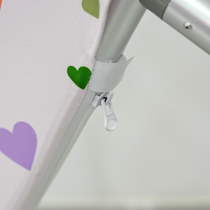 Double Layer Heart Shaped Backdrop - Flame-Retardant 240g Tension Fabric